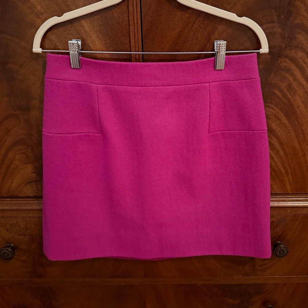 J. Crew Vibrant Pink Mini Skirt
